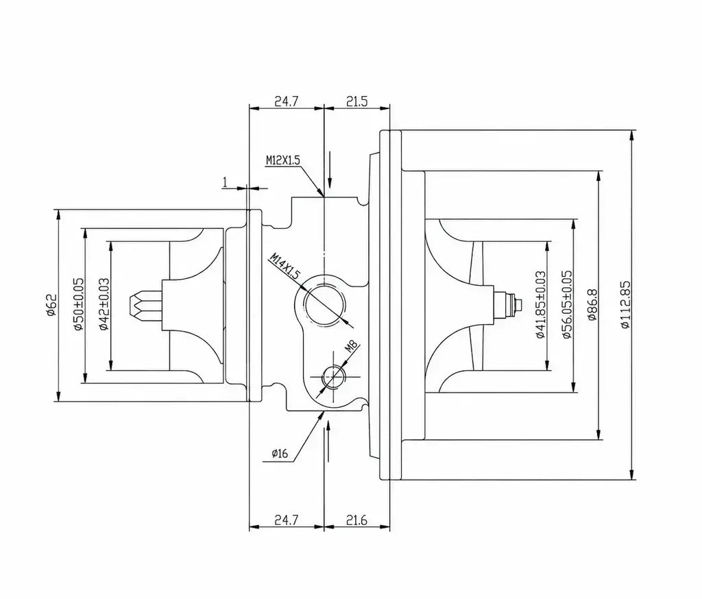 5304-970-0020 CHRA K04-020/022/023 Audi TT 8N / TT Roadster