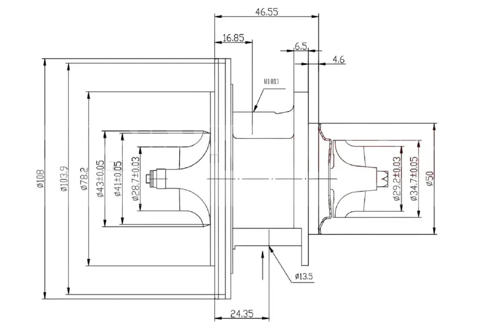 5304-970-0144 CHRA Turbo KP35 Amarok 2.0 BiTDI 180cv