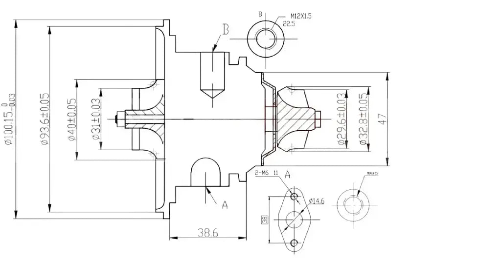 55212916 Conjunto Rotativo Fiat Punto T-Jet 1.4 152cv