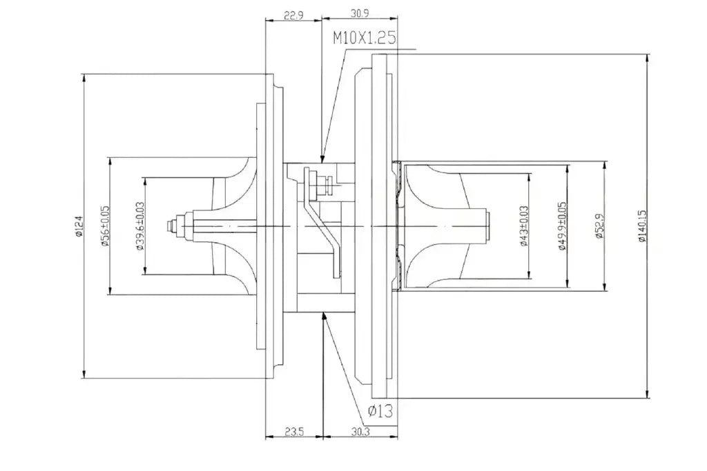 BK3Q-6K682-BA Conjunto Rotativo Troller T4 3.2 2013 a 2023