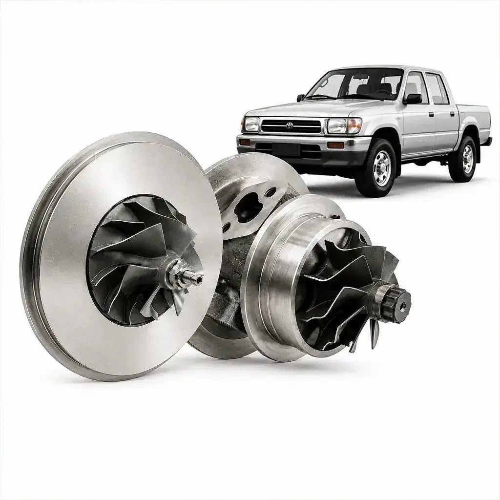 CHRA Toyota Hilux 3.0 1KZ-TE | Eixo da Turbina CT12B OEM 17201-67040