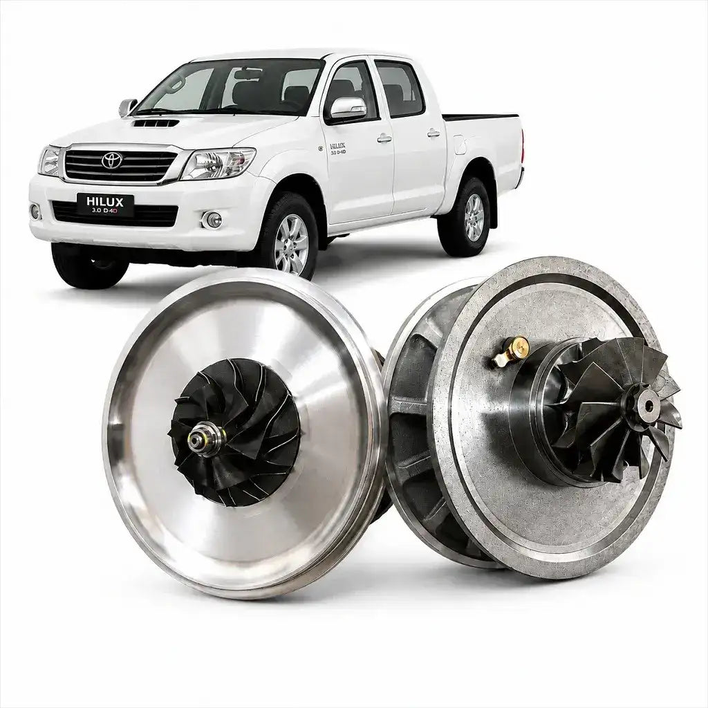 CHRA Hilux 3.0 1KD Eixo Rotor Turbina OEM 17201-0L040