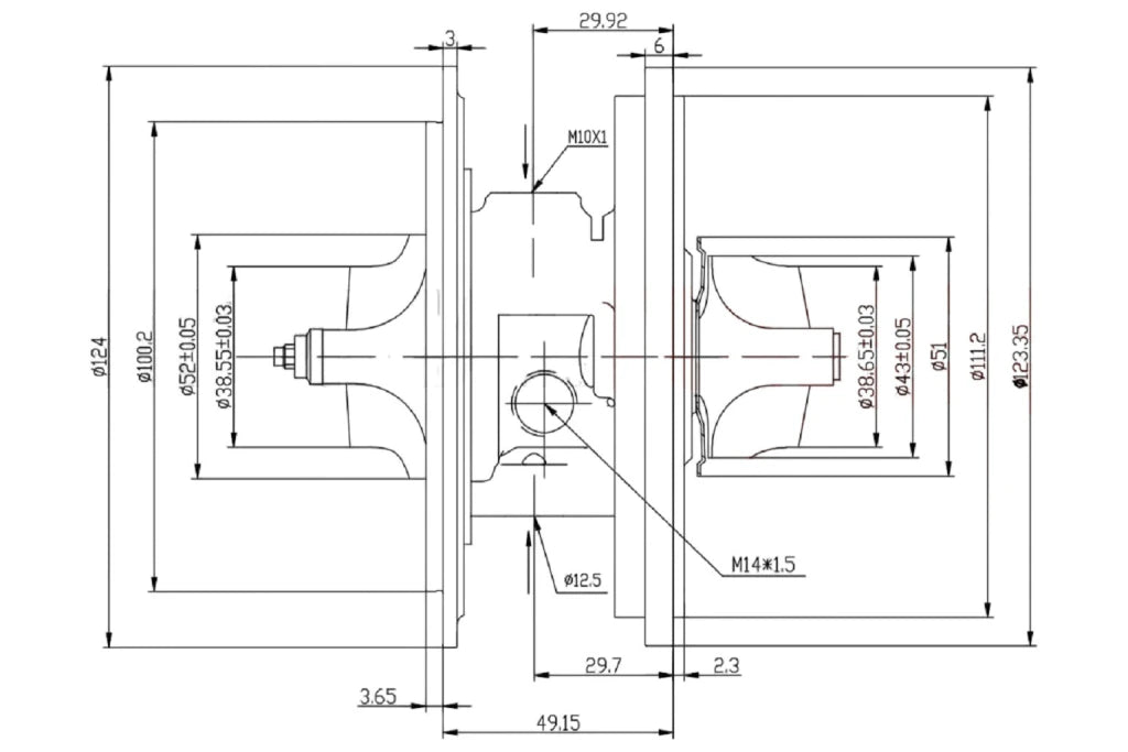 Conjunto Rotativo Trailblazer 2.8 Duramax RA428 LWN 2012-2023