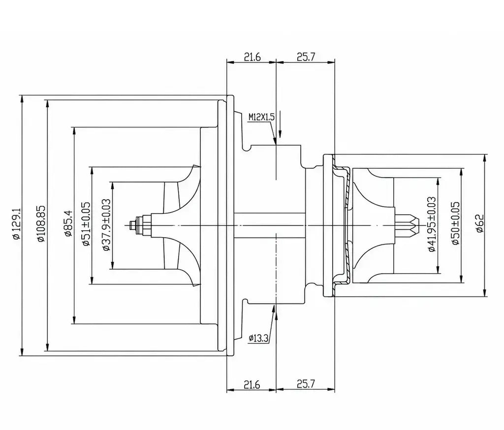 OEM 03L145701F CHRA Turbo Amarok 2.0 BiTDI R2S