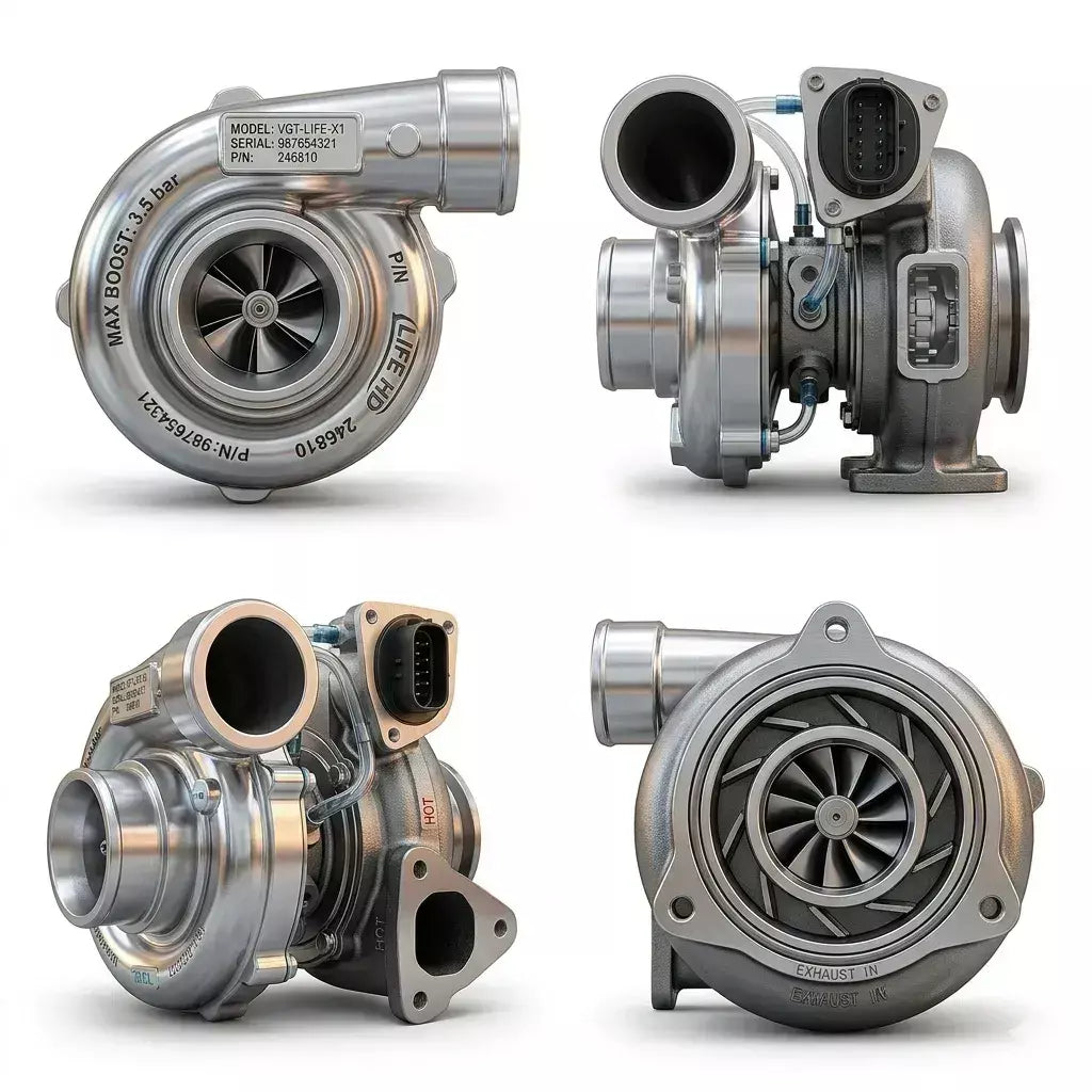 Turbocompressor Hilux 3.0 D4D CT16V 1KD-FTV Vari?vel OEM Novo